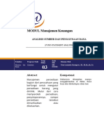 Modul 04 Analisis Sumber Dan Penggunaan Dana