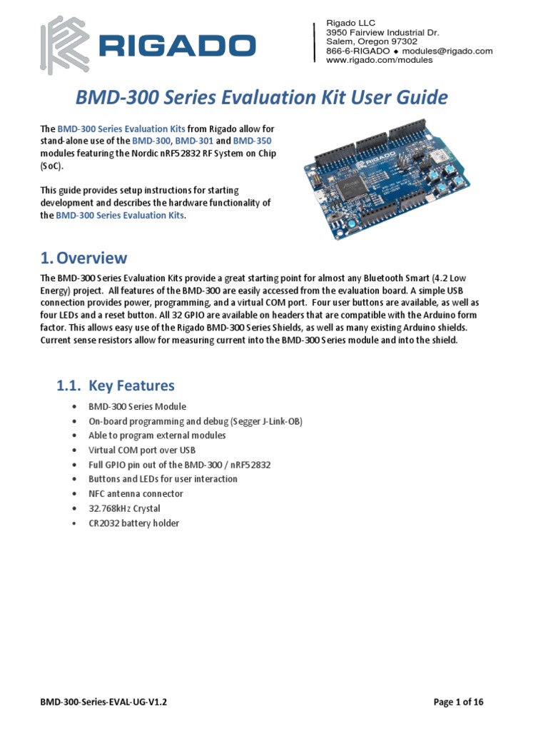 BMD 300 Series Eval Ug v12 | PDF | Android (Operating System) | Arduino