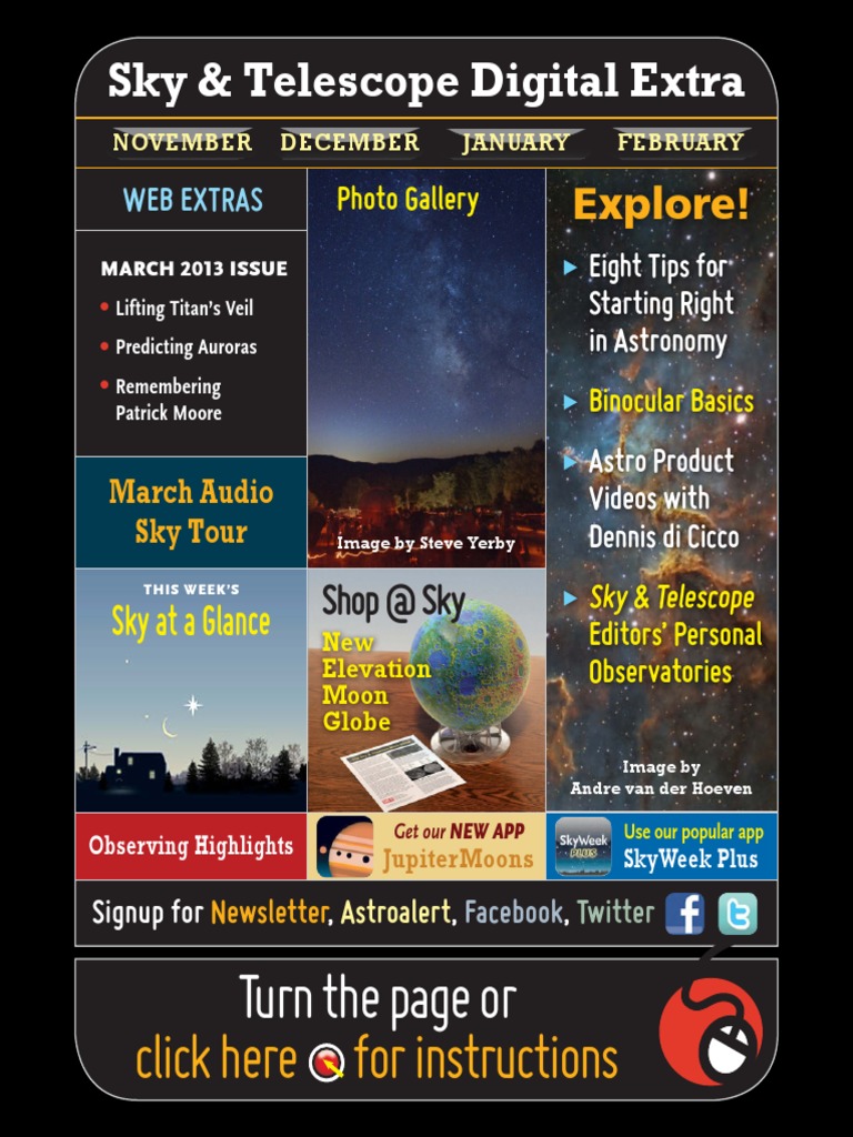 Sky & Telescope Digital Extra: Click Here For Instructions | PDF ...