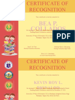 Bea P. Collados: 2 Place Book Character Portrayal