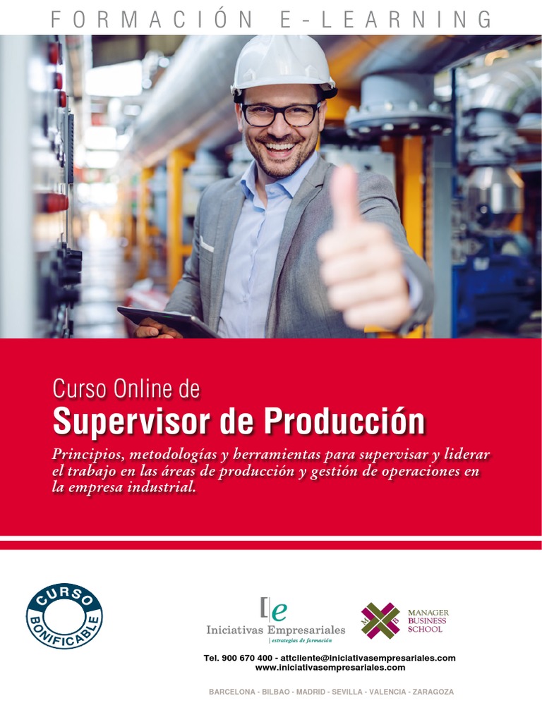 Curso Online de Supervisor de Producción | PDF | Toma de decisiones ...