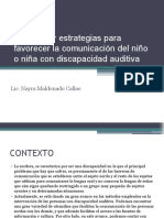 Desarrollar Estrategias para Favorecer La Comunicación Del Niño