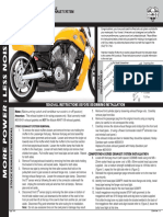 Harley-Davidson V-Rod Muscle 2 Into 1 Competition Series Exhaust System Installation Instructions PART# 75-116-9