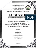 Ca5-002 Grupo 5 Nomas Consejo de Normas Internacionales de Auditoría y Aseguramiento (Iaasb)