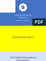 CDSGA Philosophy (CDSGA 1) : Charles Bryan P. Uriarte, Ed.D