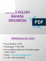 Sukses Kuliah Bahasa Indonesia