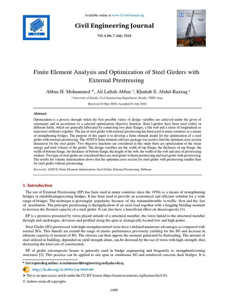 Finite Element Analysis and Optimization | PDF | Mathematical ...