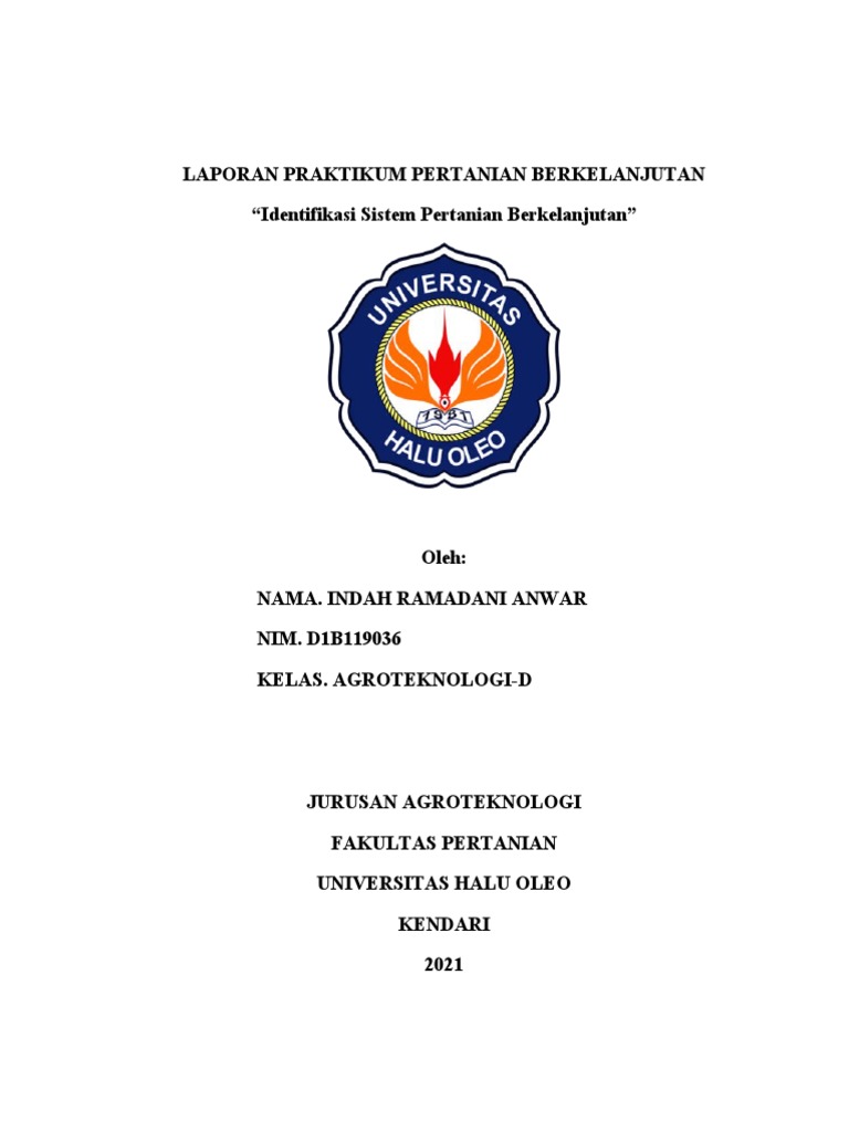 Contoh Laporan Praktikum