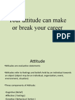 Your Attitude Can Make or Break Your Career