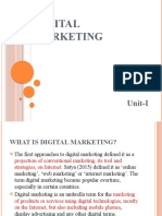 Digital Marketing Unit - 1