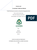 Makalah Teknik Pemerahan Susu Secara Manual Dan Menggunakan Mesin