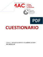 Tema 2 Cuestionario Tema 2 - Evaluacion y Clasificacion de Riesgos