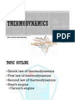 Introduction to Thermodynamics Laws and Concepts