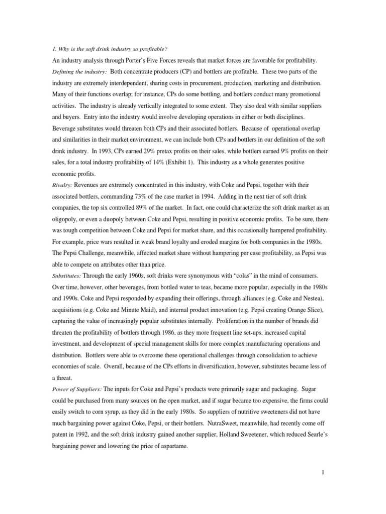 INDUSTRY ANALYSIS SAMPLE PDF intelligence overview