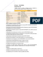 Caso Prático - Fluxo de Caixa para Preencher