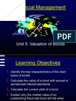 FinMan Unit 5 Lecture-Bond Valuation-2021 S1