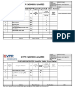 400KV GIS Project Purchase Indent for Safety Equipment and Shelter Materials