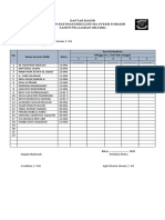 DAFTAR HADIR Jurnalistik