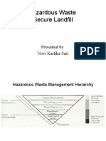 Hazardous Waste Secure Landfill