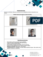Especificaciones Técnicas Protectores Faciales FP