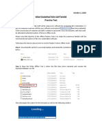 New Examination Software Practice Test
