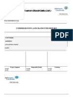 Set Free - Customer Handover Document