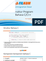 Pertemuan-03 Struktur Program CC++