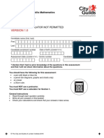 l2 Maths Sample 1 Non Calculator QP v1 0