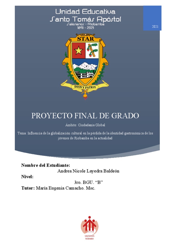 Proyecto Final de Grado Andrea Layedra | PDF | Globalización | Caso de ...