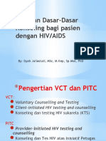 VCT Dan Dasar-Dasar Konseling Bagi Pasien Dengan HIV