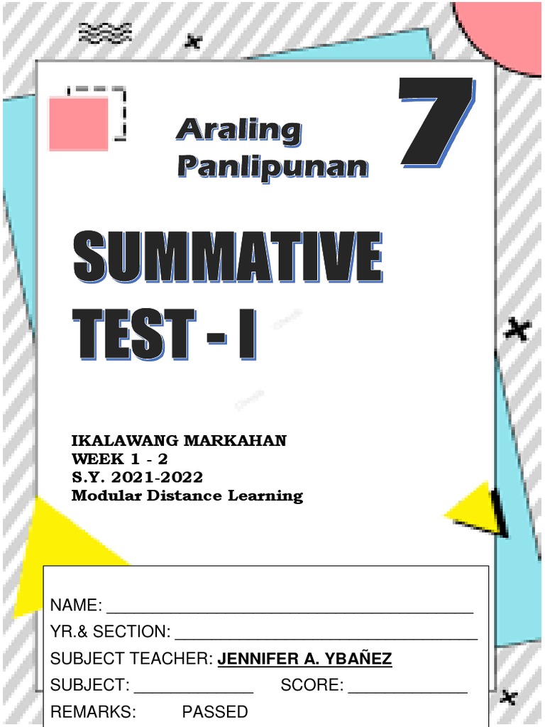 Summative Test1 Ap7 Pdf