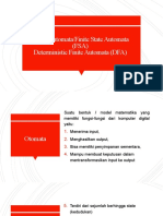 Finite State Automata (FSA) dalam