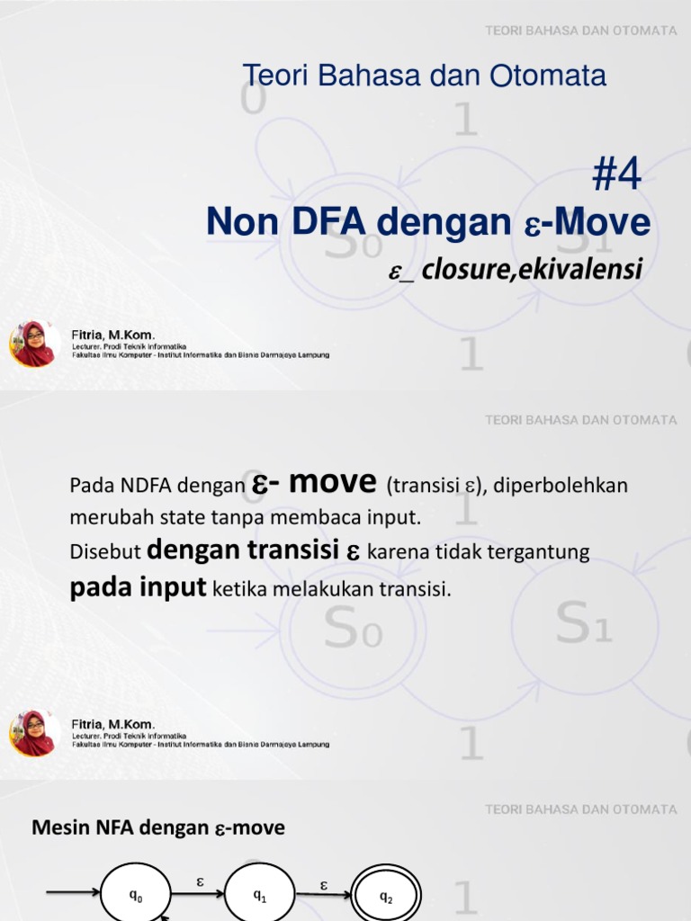 NDFA dengan ε-Move dan ε-Closure | PDF