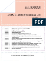 PGPAUD - Aplikasi Tik Dalam Pembelajaran PAUD - Pertemuan 3