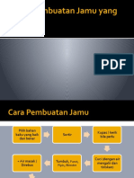 Cara Pembuatan Jamu Yang Baik