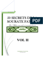 50 Secrets de La Sourate Fatiha Vol II
