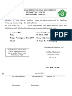 Surat Undangan Pemungutan Suara Ketos Waketos