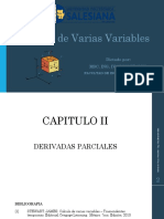 2.1. Derivadas Parciales - Funciones de Varias Variables