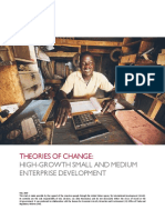 Theories OF Change:: High-Growth Small AND Medium Enterprise Development