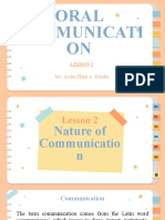 Lesson 2&3 - Elements of Communication