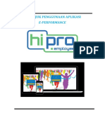 Buku Petunjuk Penggunaan Aplikasi Hipro Employee Untuk Karyawan