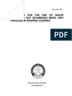 Draft IRC SP 98 Waste Plastic Specs 1st December 2019