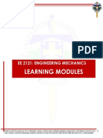 Learning Modules: Ee 2121: Engineering Mechanics