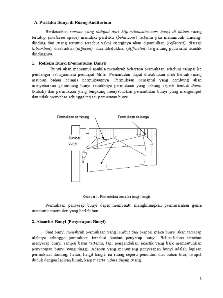 Perancangan Auditorium Pdf