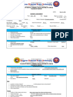 Nursery Assessment Form