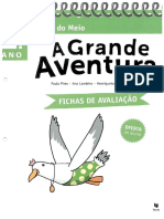 A Grande Aventura 1 Fichas de Avaliaao Estudo Do Meio Compress