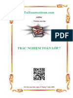 Trac Nghiem Toan Lop 7-2021-2022