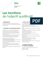 FP LesFonctionsDeLadjectifQualificatif