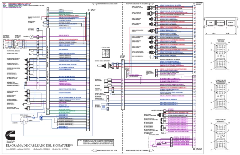 DIAGRAMA ELECTRONICO ISX detroit diesel engine schematics 