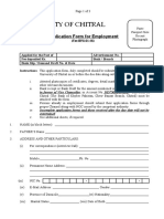 Application Form For BPS 16 and Below 2